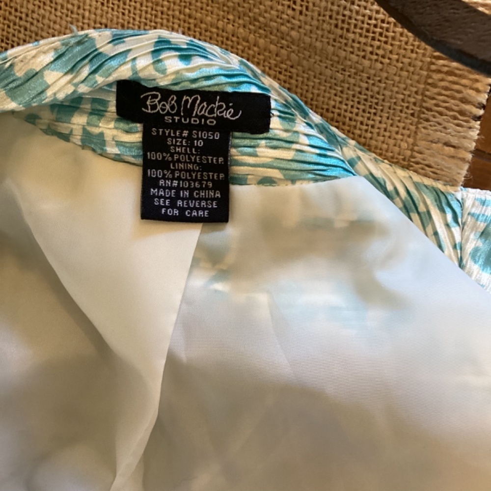 Bob Mackie Open Front Tailored Jacket Size 10 - image 8